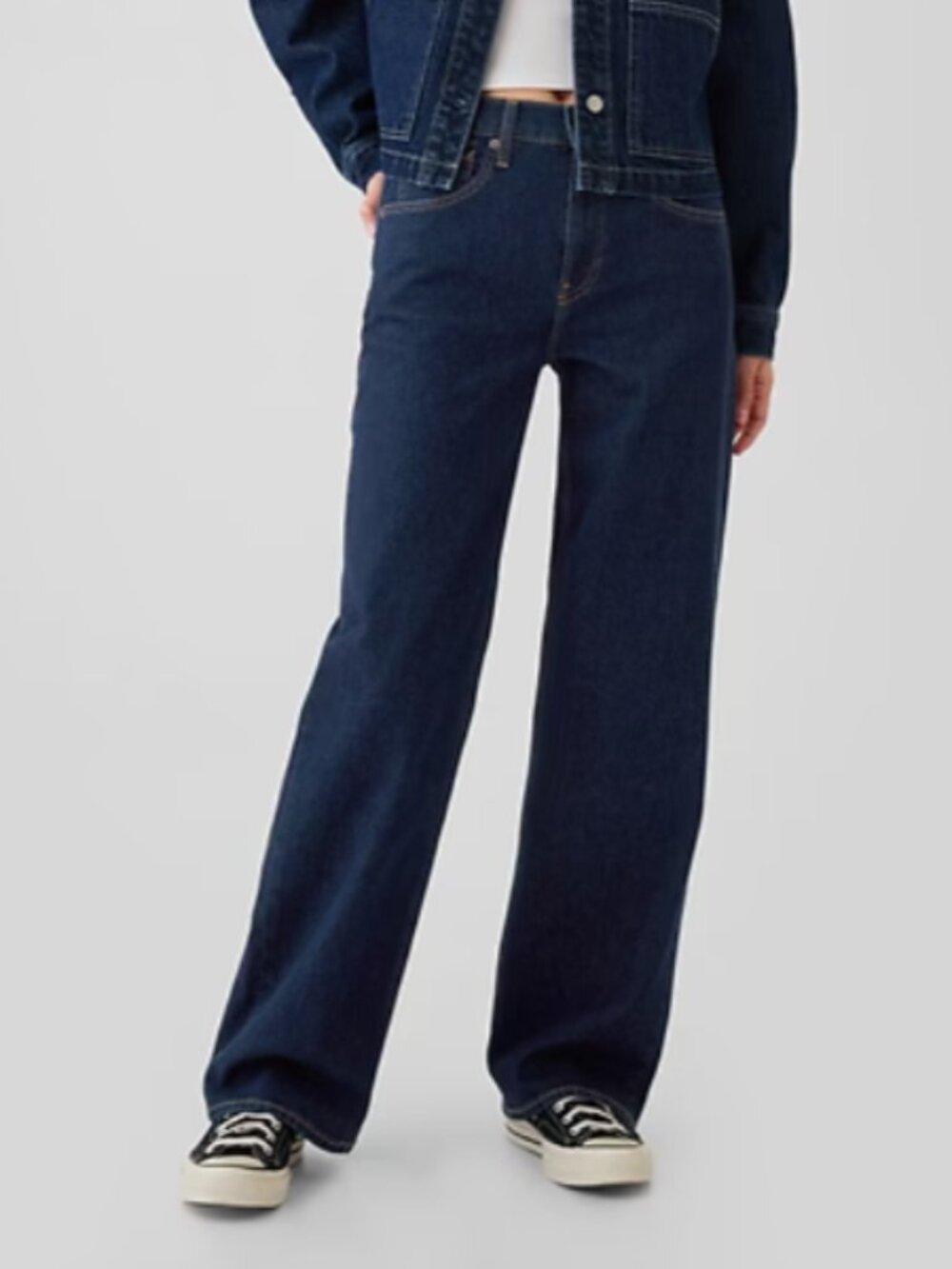 NWOT Gap 90s Loose jeans dark indigo denim size 26 regular
